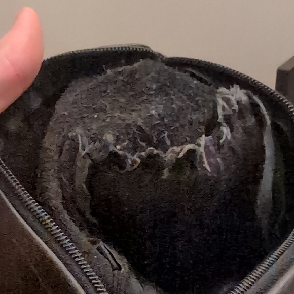 Vintage Black Leather Fanny Pack - Picture 5 of 6